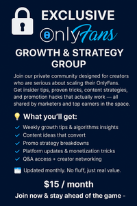 🔐 Exclusive OnlyFans Growth & Strategy Group